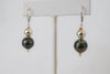 Silver + Gold Tahitian Pearl Drop Earrings, Limited Edition - MILK VELVET PEARLS